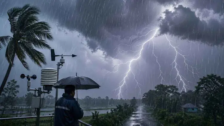 রাতের মধ্যে আট অঞ্চলে বজ্রসহ ঝড়ের আভাস